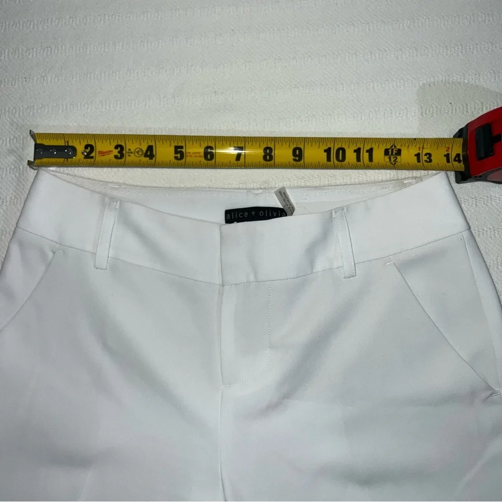 Alice + Olivia Stacey Slim Fit Pants Womens Size 2 Trousers Slacks Business - Picture 13 of 15